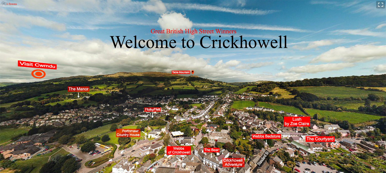 Visit Crickhowell virtual tour